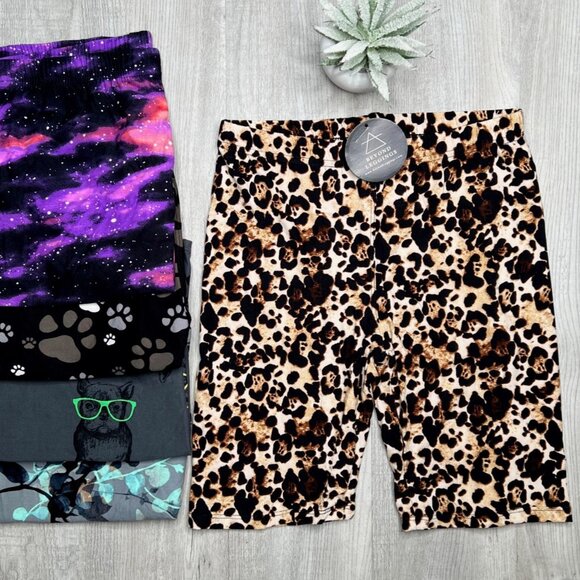 Bermuda Soft Leggings Shorts - Leopard Print - Picture 3 of 3